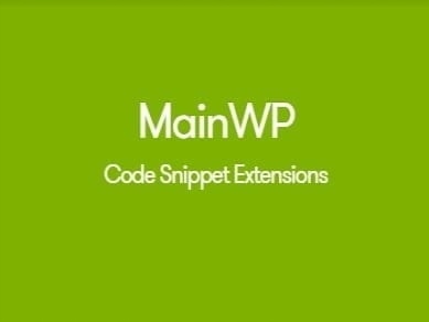 Wtyczka Do WordPress Mainwp Code Snippets Extension