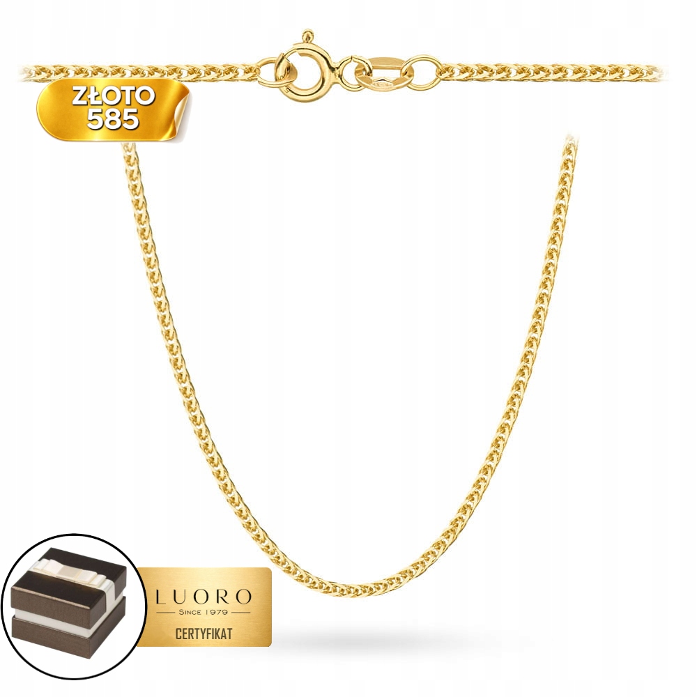 Řetízek Zlatý 585 14K Liščí Ocas 70 CM Elegantní Prestižní