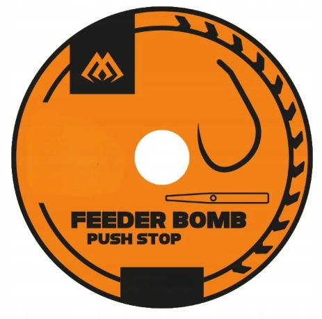 Haczyki bezzadziorowe 10 Push Stop przypon 38cm 0,20 mm Feeder Bomb 8 szt