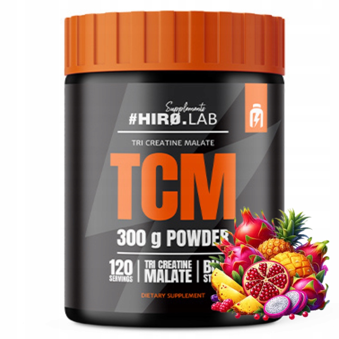 Hiro.lab Tcm 300g exotické ovoce kreatin jablečnan Tri Creatine malate