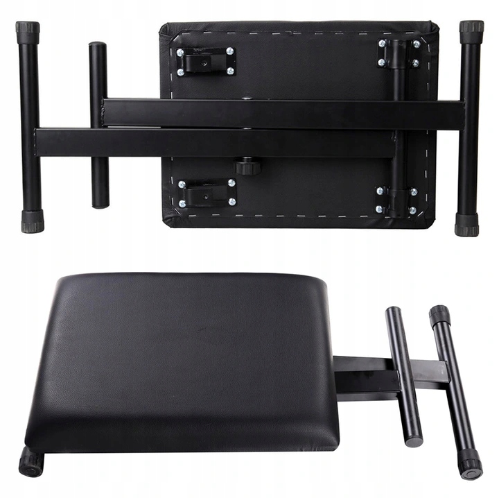 czarny STATYW STOJAK pojedynczy + ŁAWA STOŁEK KRZESŁO pod KEYBOARD PIANINO EAN (GTIN) 5903949590265