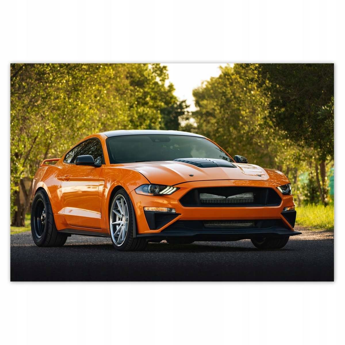 Plakáty 200x135 Oranžové auto