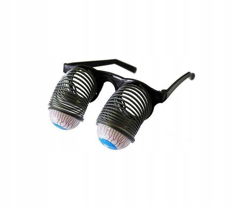 Okulary śmieszne wychodzące gały OCZY na hALLOWEEN Marka GoDan