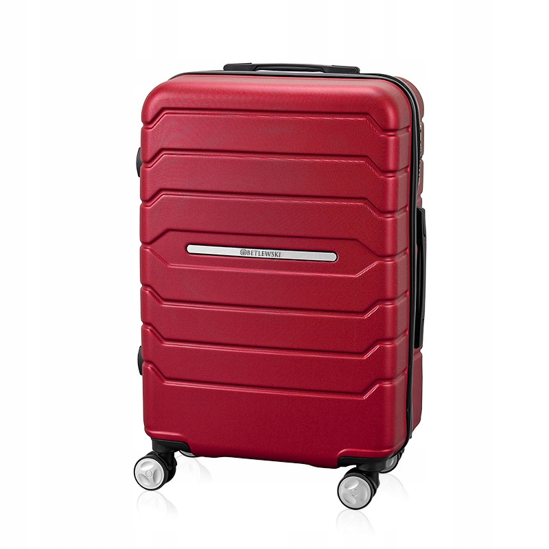Betlewski Cestovní kufr velikost M, tvrdý, prostorný, odolný na kolečkách