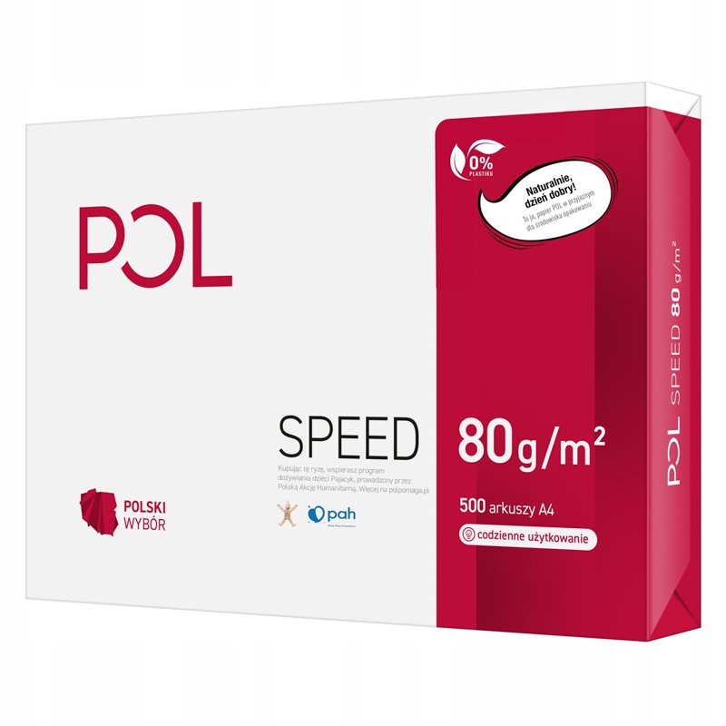 

Papier ksero A4 80g Polspeed