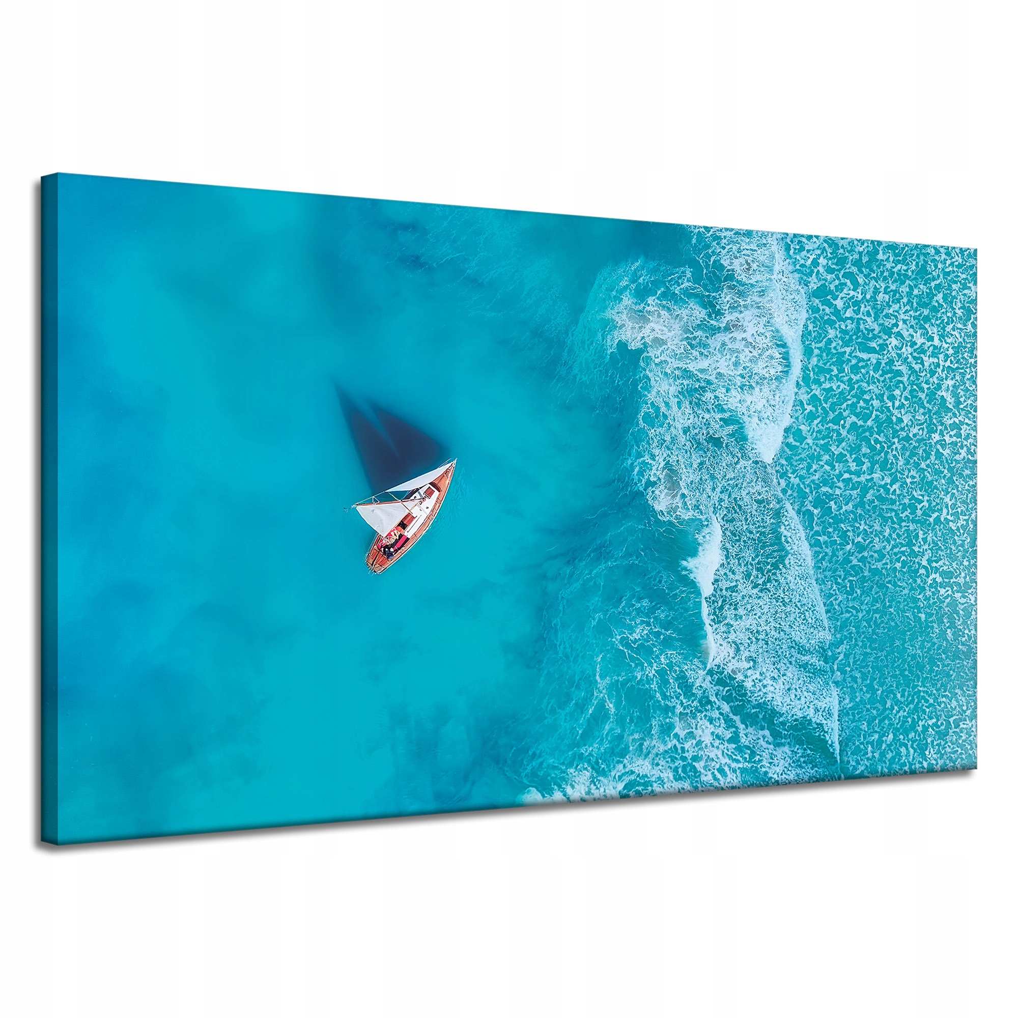 Obraz na plátně Plachetnice Voda Oceán Vlny 120x70 cm Ideální jako dárek
