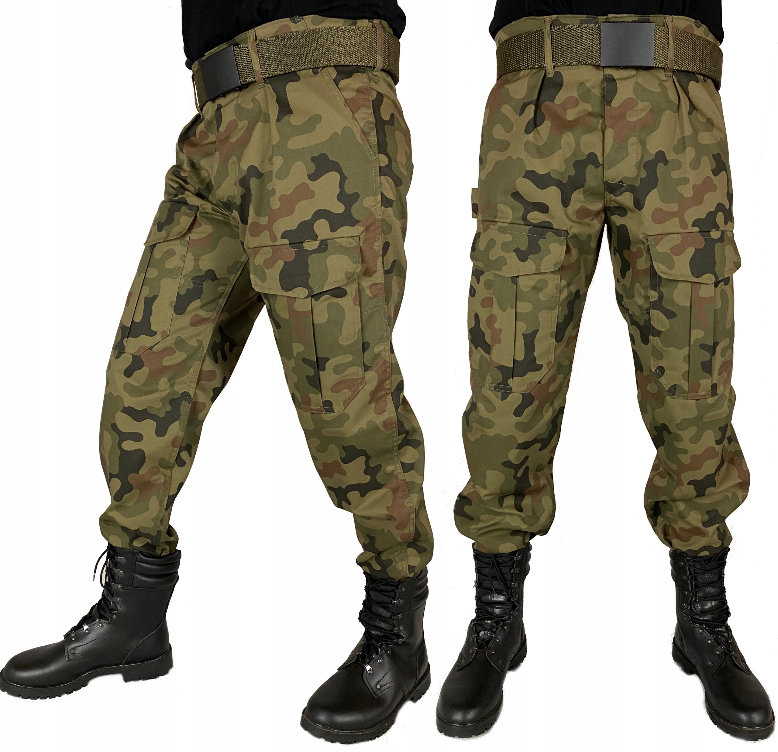 Spodnie Wojskowe Polskie bojówki z gumką GROM 3XL Marka inna