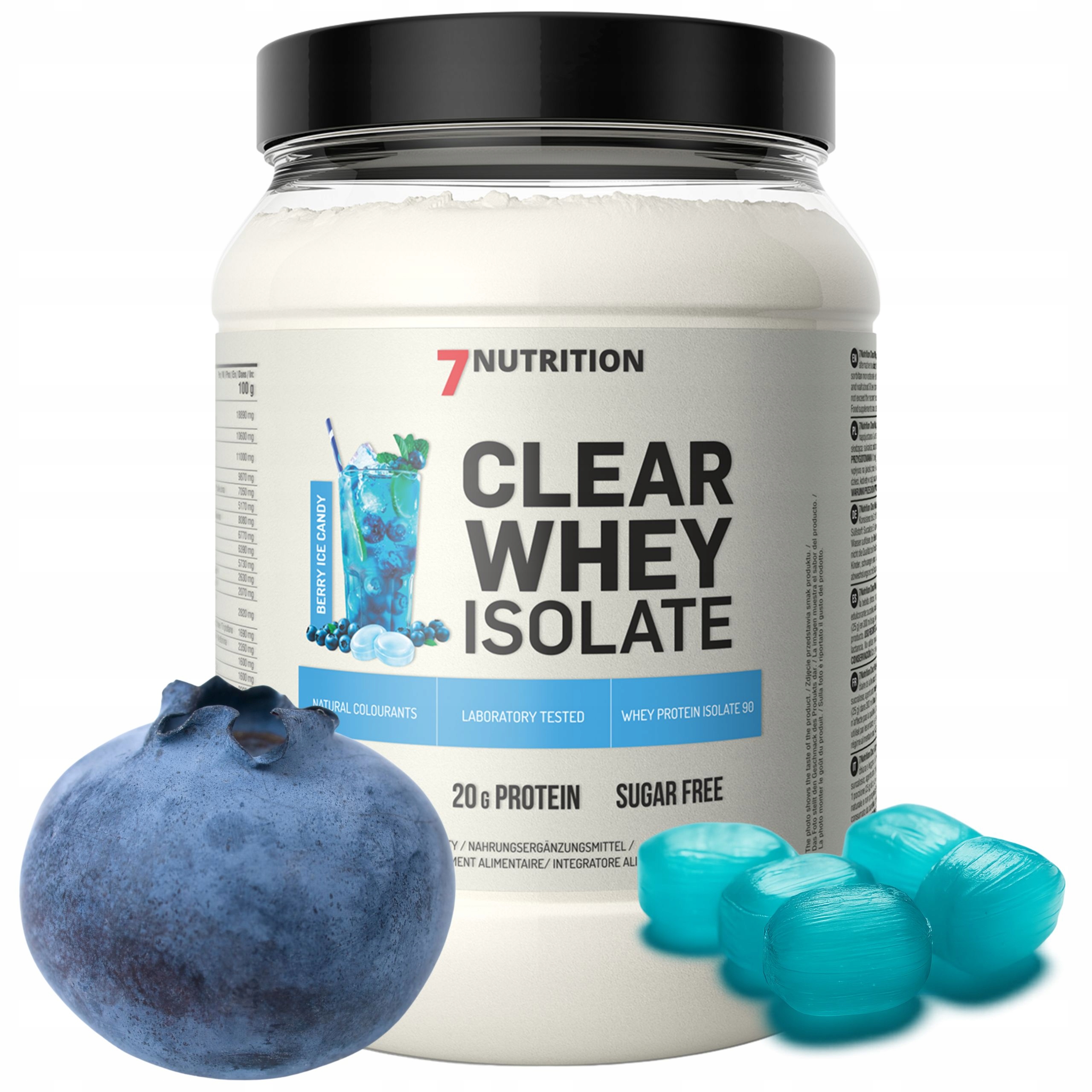Protein Clear Syrovátkový Izolát Bez laktózy Protein bez cukru Keto