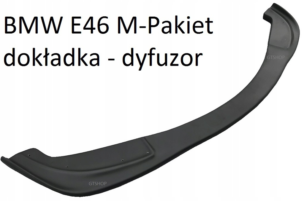 BMW 3 E46 M-PAKIET DOKŁADKA PRZÓD HAMMAN - GT SHOP Producent części Inny