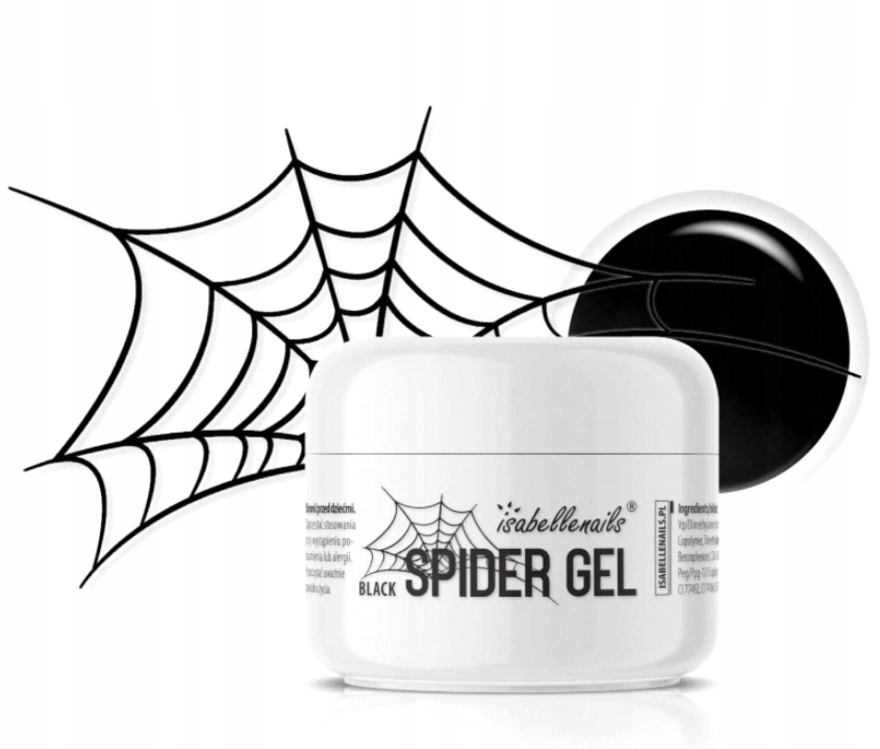

Spider Gel Żel Black Czarny Do Zdobień