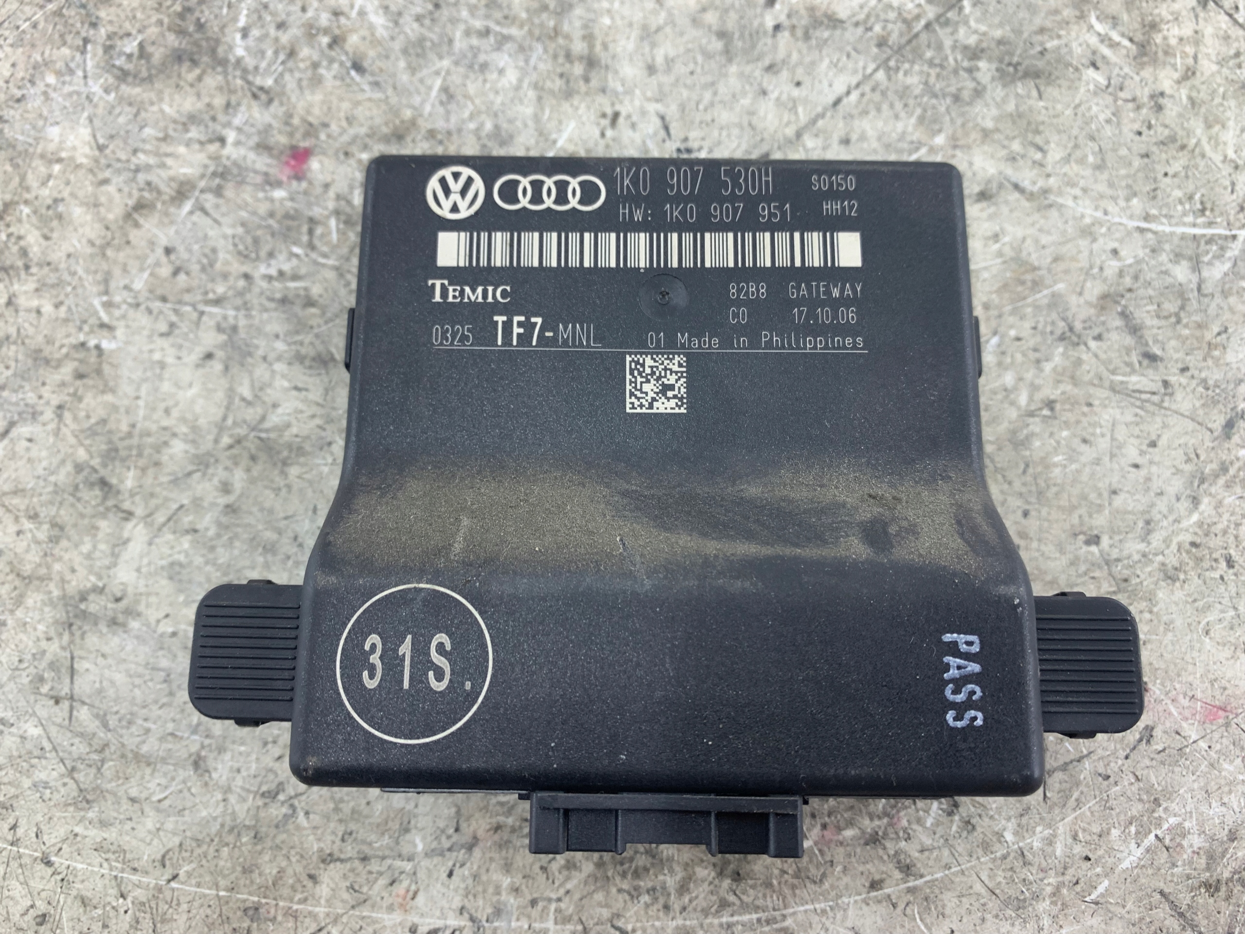 VW TOURAN e GOLF V modulo Centralina GATEWAY 1K0907530H