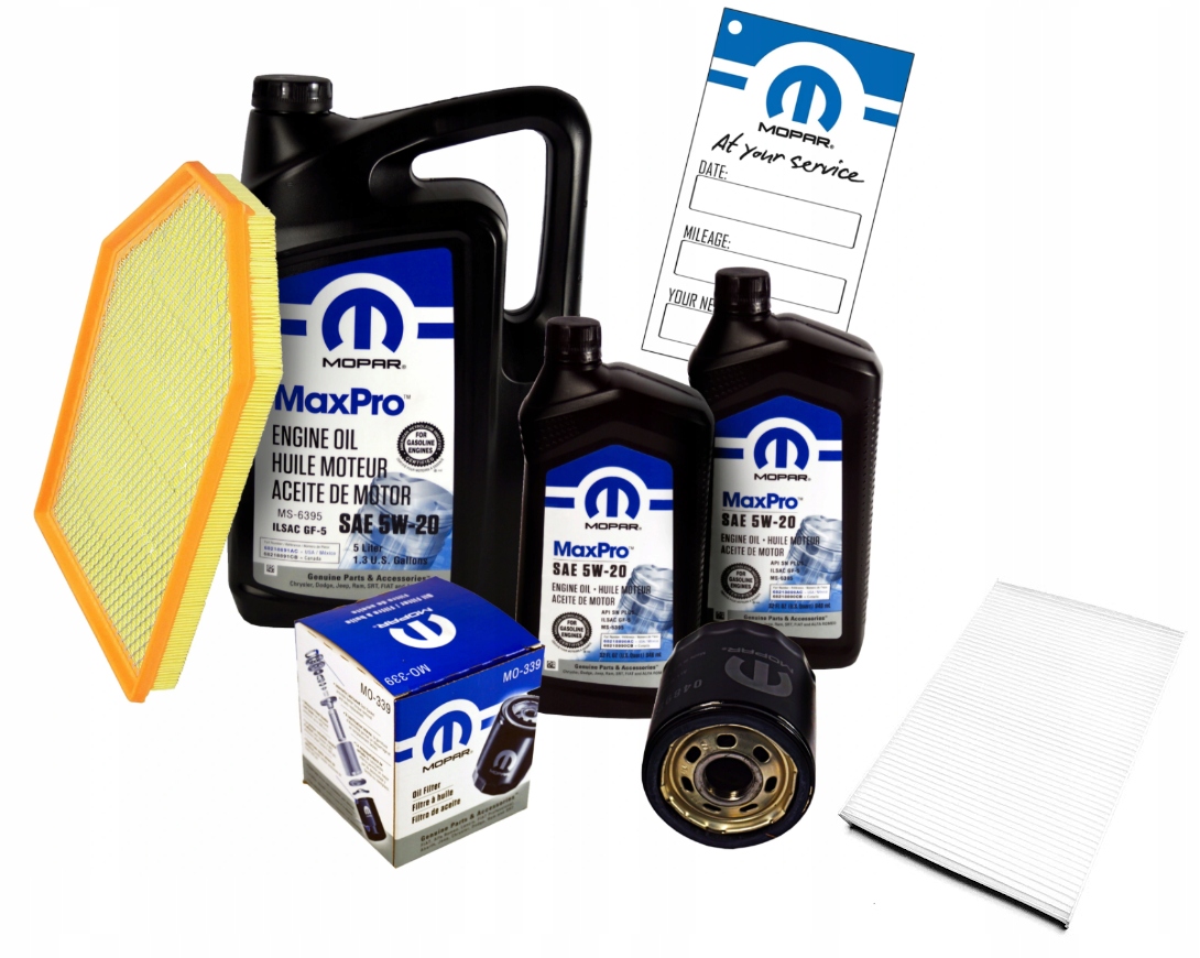 MOPAR 5W20 7L FILTRY 5.7 Charger Challenger 11-15