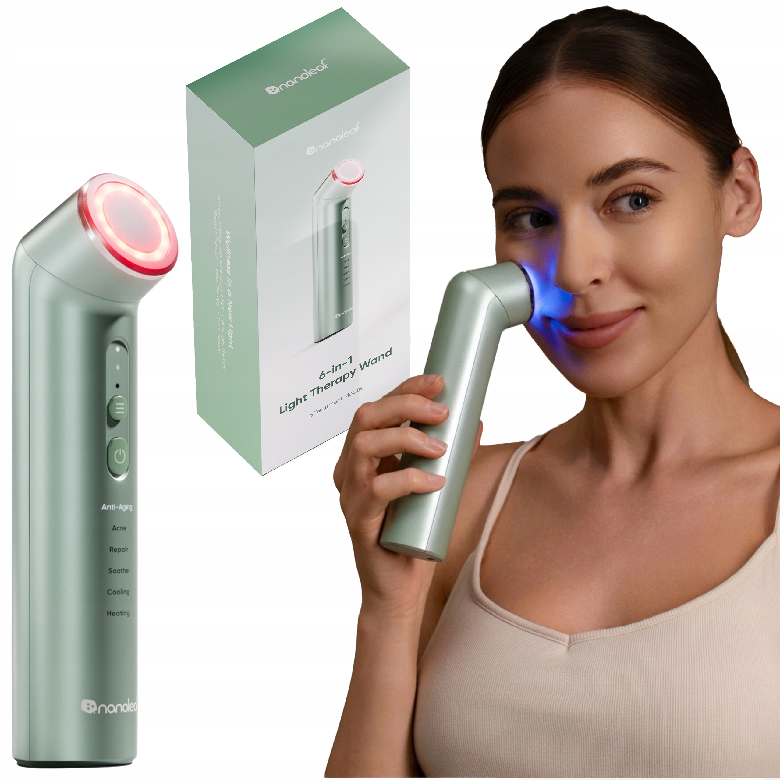 Nanoleaf 6-in-1 Light Therapy Wand – Zařízení pro světelnou terapii