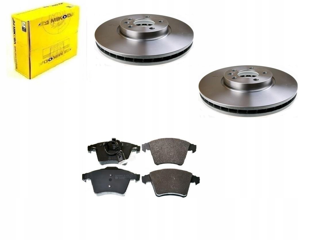 Kotouče Kostky Vw T5 2009- Přední 340MM Sada