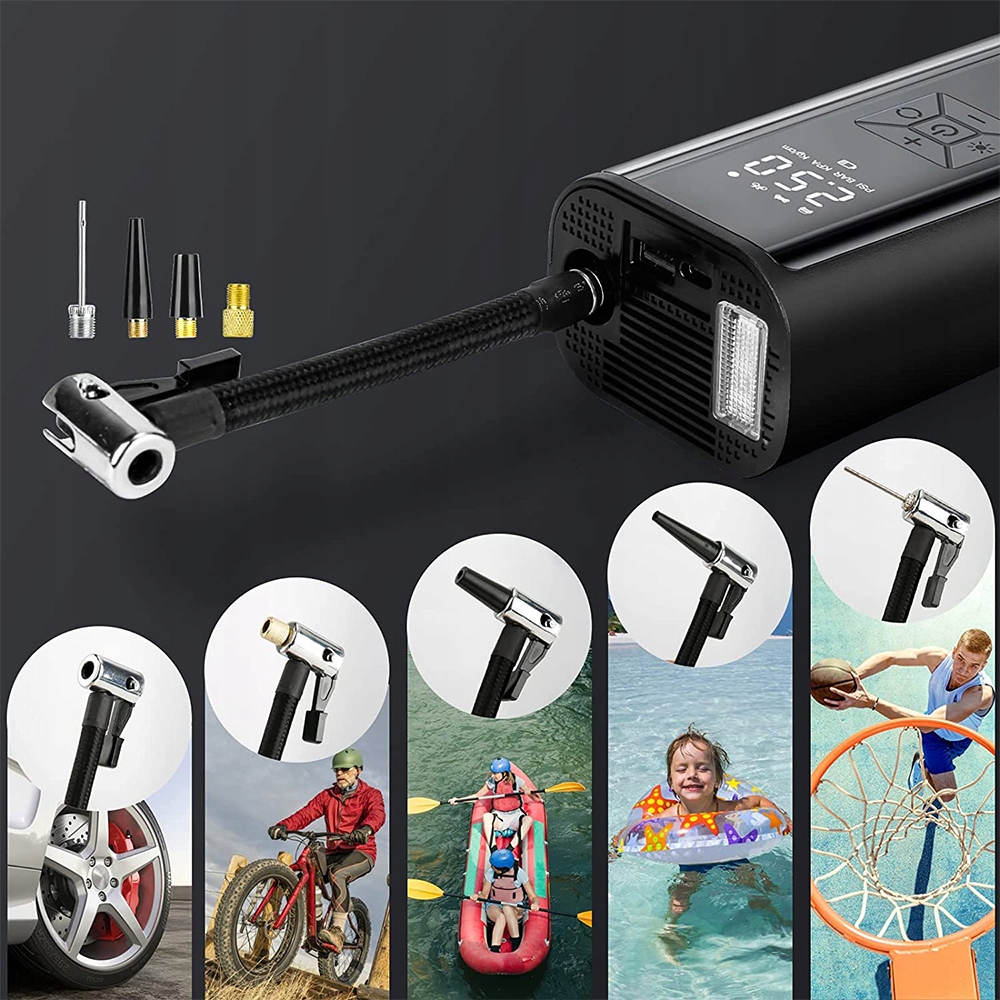 POMPKA SAMOCHODOWA ELEKTRYCZNA BEZPRZEWODOWA ROWER Kod producenta 6CR0072LA