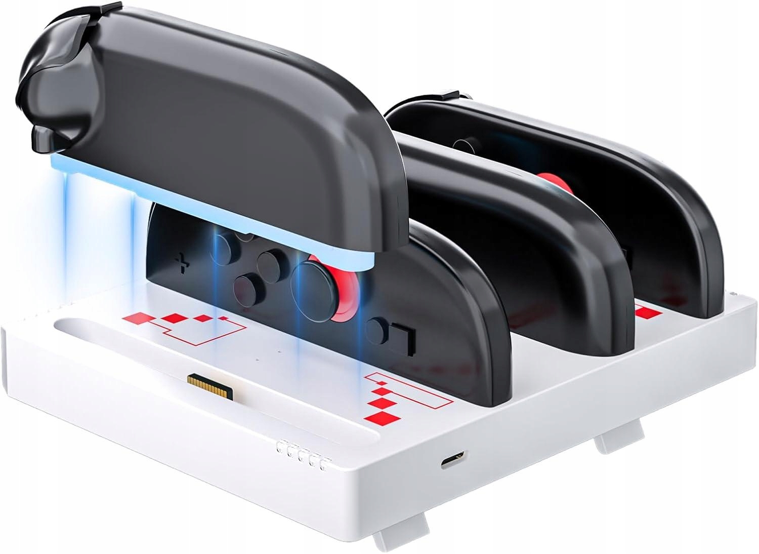 Stacja ładująca retro kontroler Joy charging dock 4w1 do Nintendo Switch 2