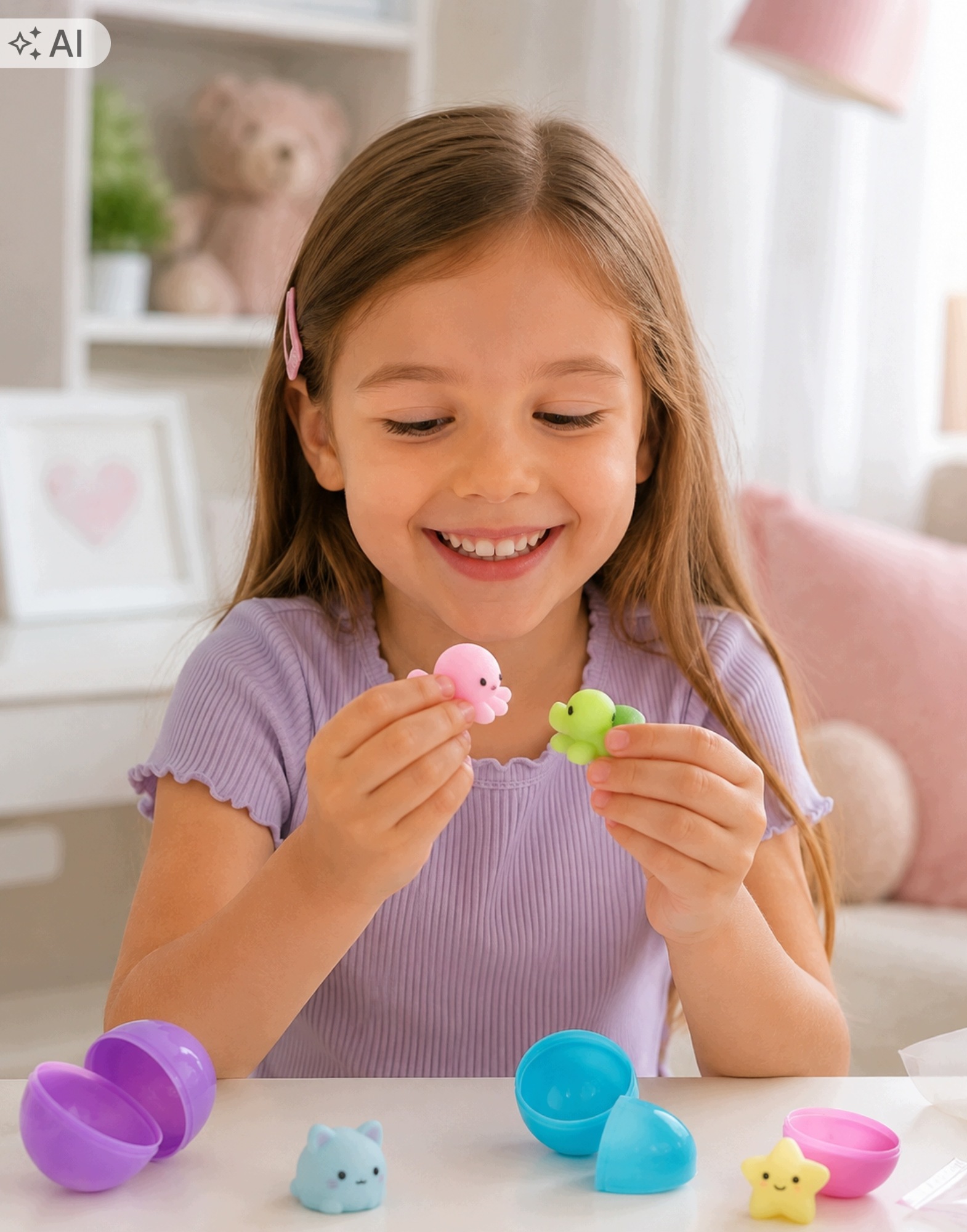 Automat z gniotkami RegMag – 8 jajek niespodzianek ze squishy – Zabawa, która się nie kończy