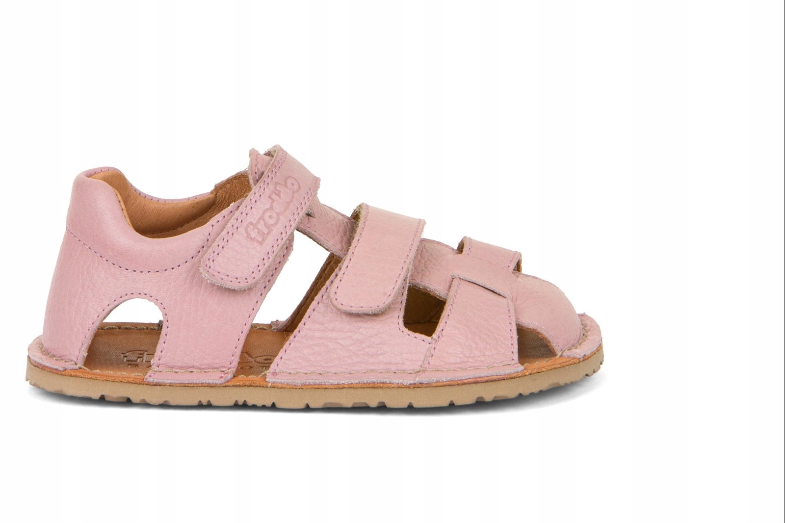 Sandały barefoot skórzane lekkie dziecięce Froddo Flexy Avi Pink 25