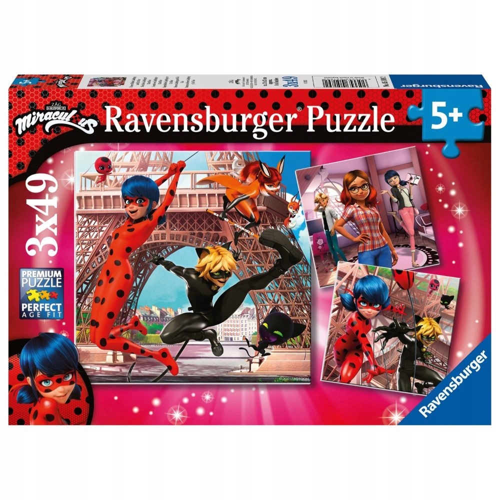 

Puzzle 3x49: Miraculum: Biedronka i Czarny Kot
