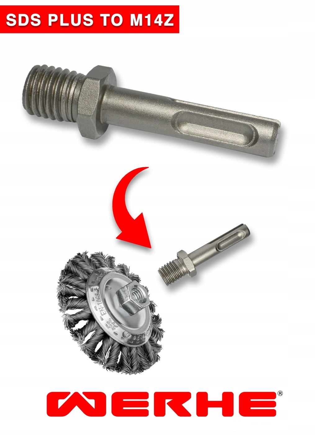 Adapter SDS PLUS Do M14 W wewnętrzny Werhe
