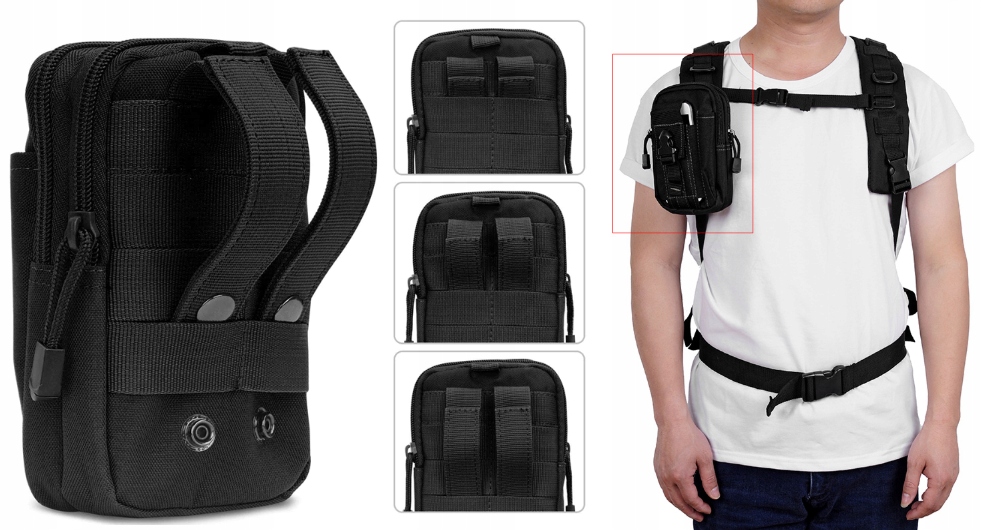 SASZETKA NERKA MĘSKA WOJSKOWA TAKTYCZNA MILITARNA SURVIVAL DO PASKA Kod producenta xw1