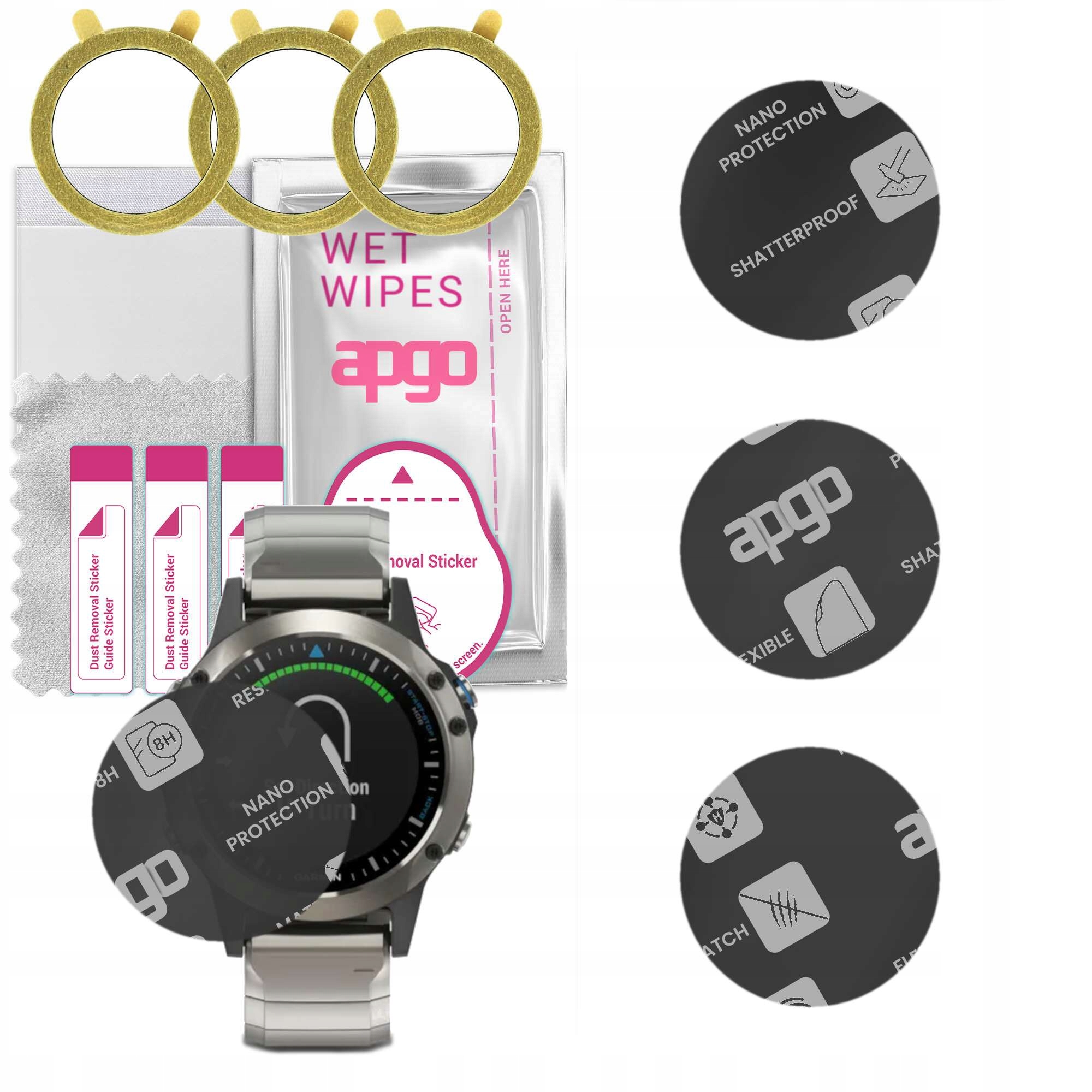 3x Szk o Hybrydowe MATOWE do Garmin Quatix 5 zamiennik hartowanego Sklep Opinie Cena w Allegro.pl