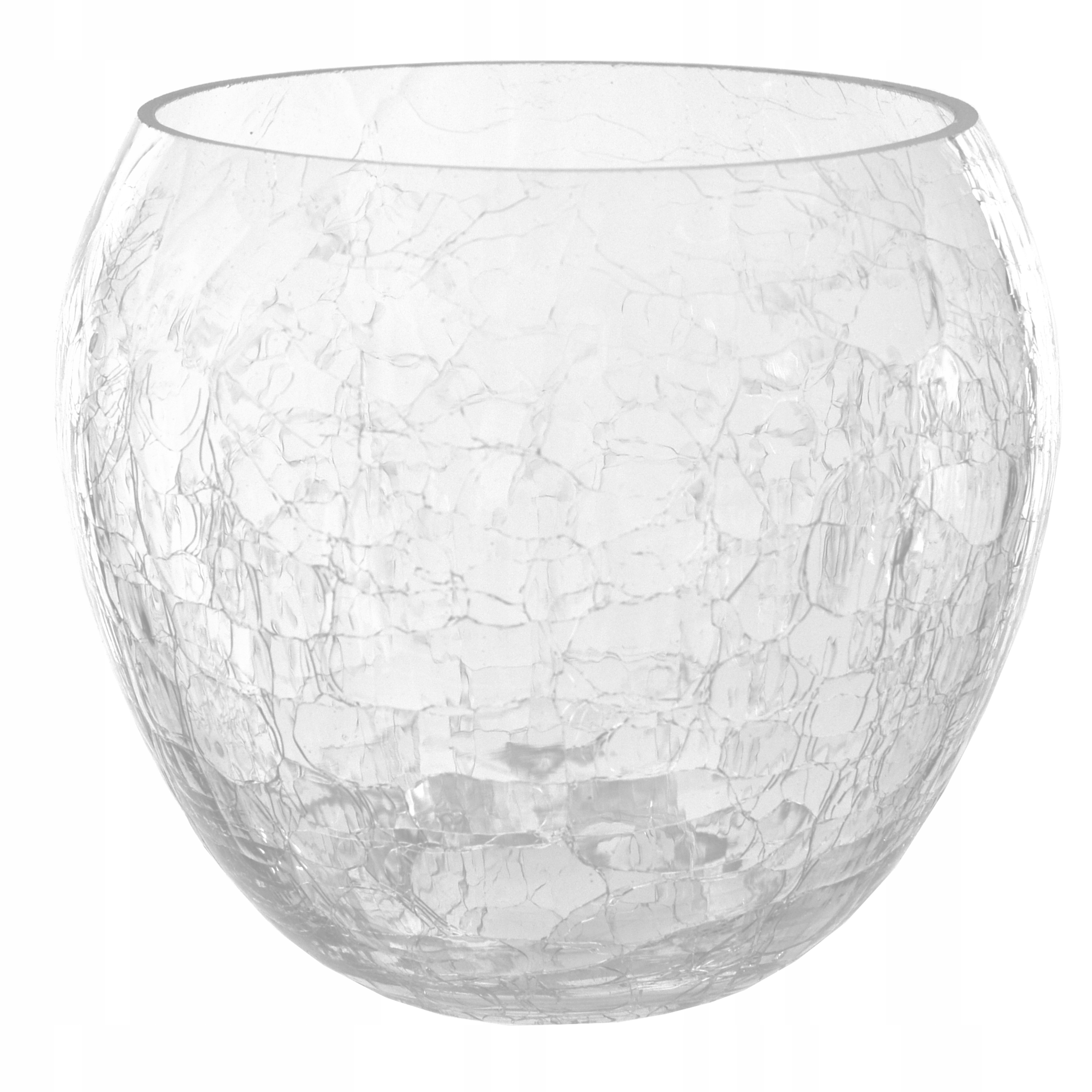 KULA DUŻA dekoracyjna OSŁONKA SZKLANA storczyk