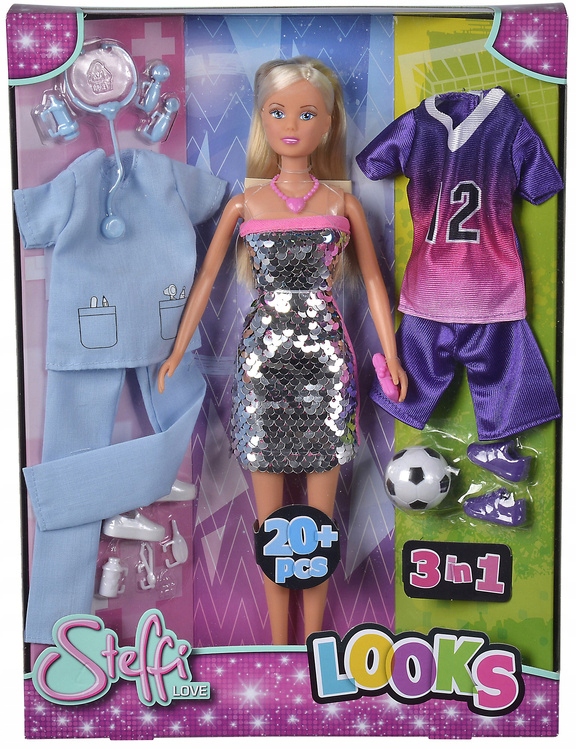 

Steffi Lalka W Różnych Strojach 3w1 105733581