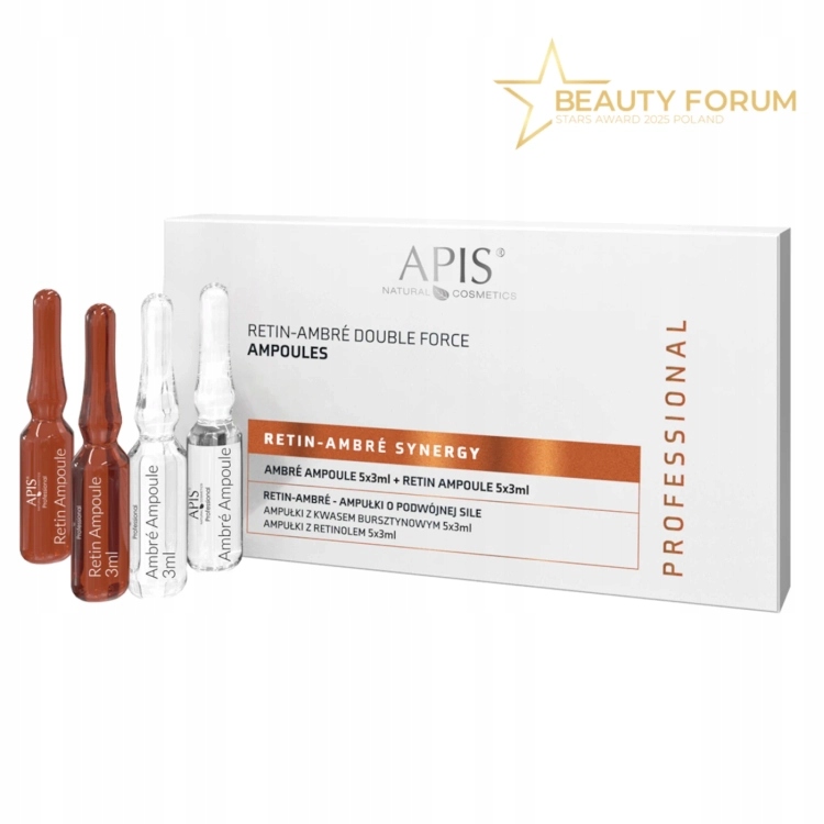 Apis Retin-Ambre ampule dvojitá síla kyselina jantarová a retinol 10x3 ml