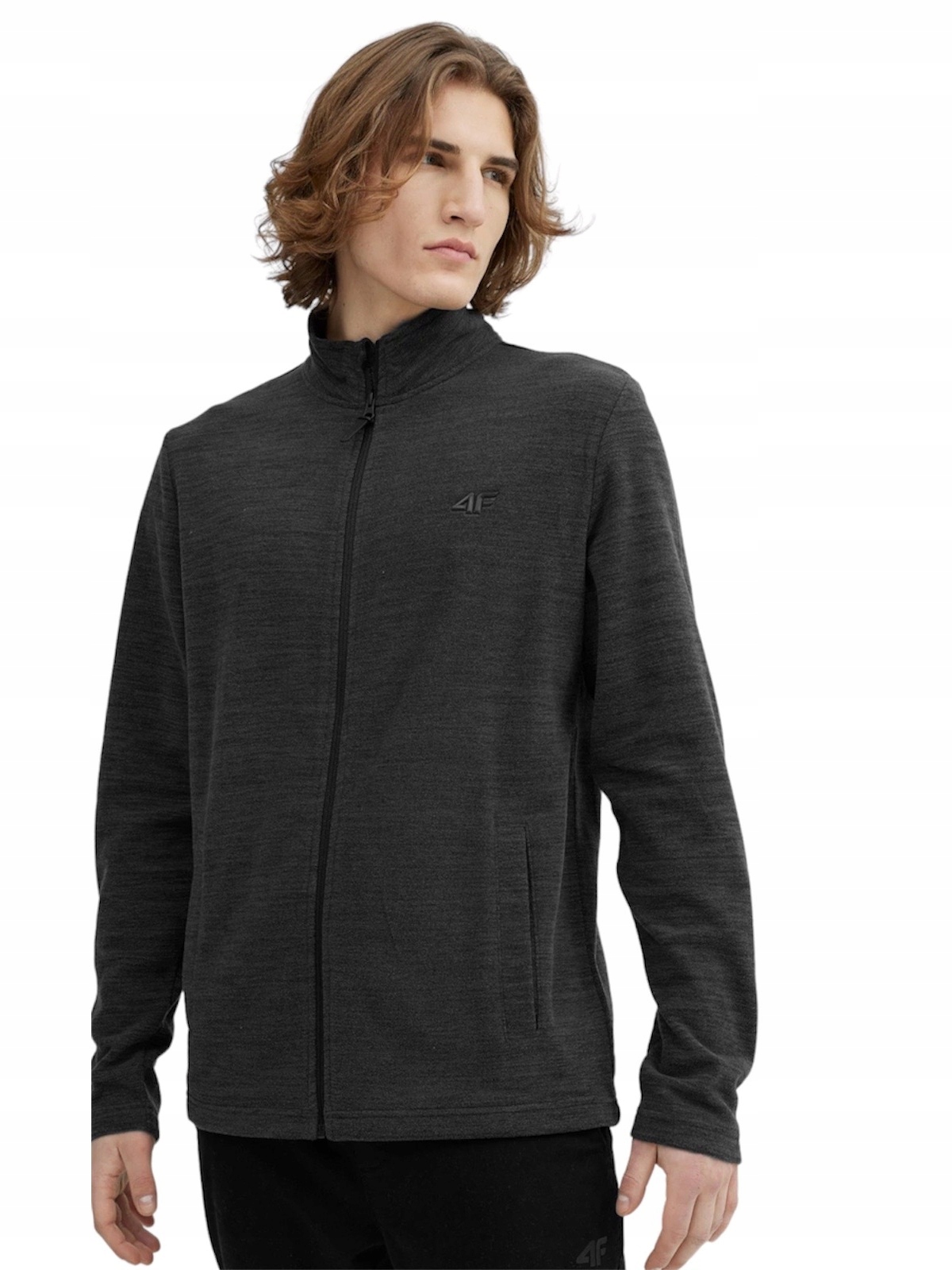 Mikina fleecová s rozepínacím se stojáčkem TFLEM052