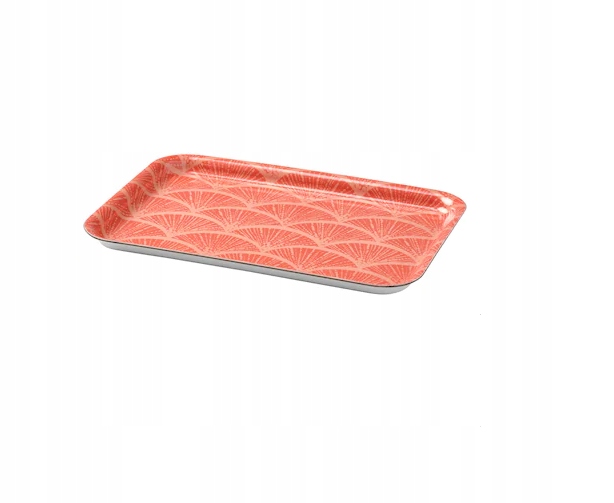 IKEA taca VARFINT tacka mała/wzór/pomarańczowa