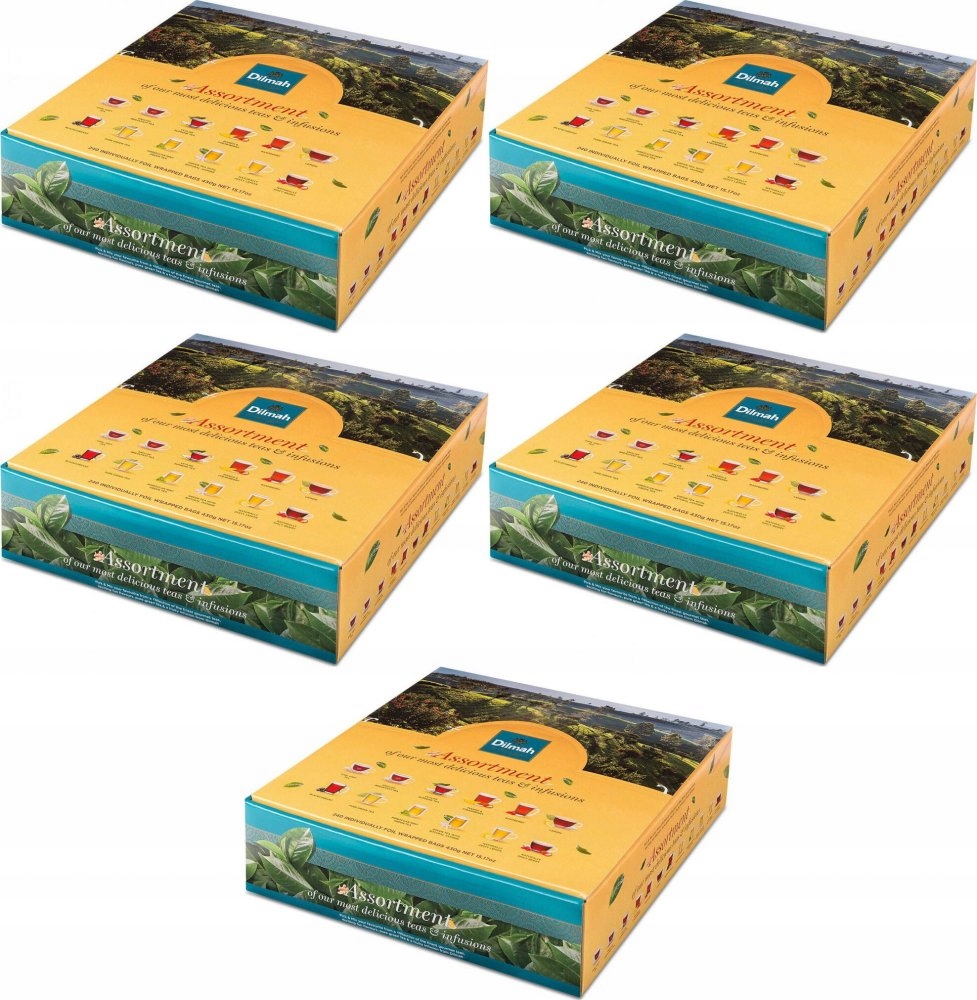Dilmah Pick'n'Mix herbata 240 kopert x5