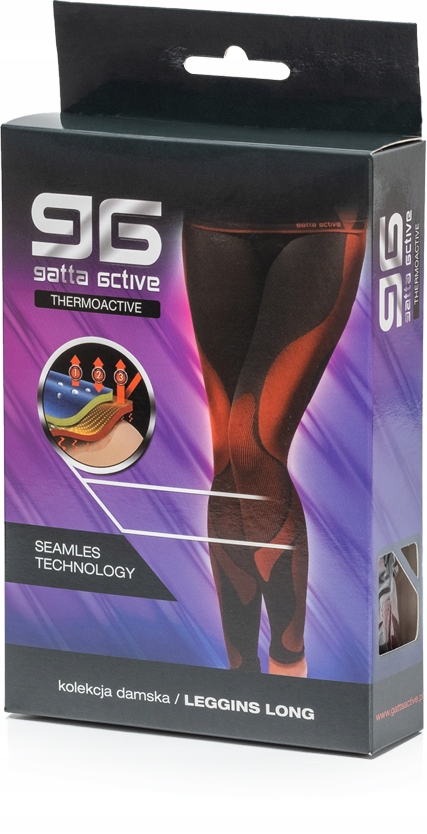 

Legginsy termoaktywne damskie Gatta r. XL czarne