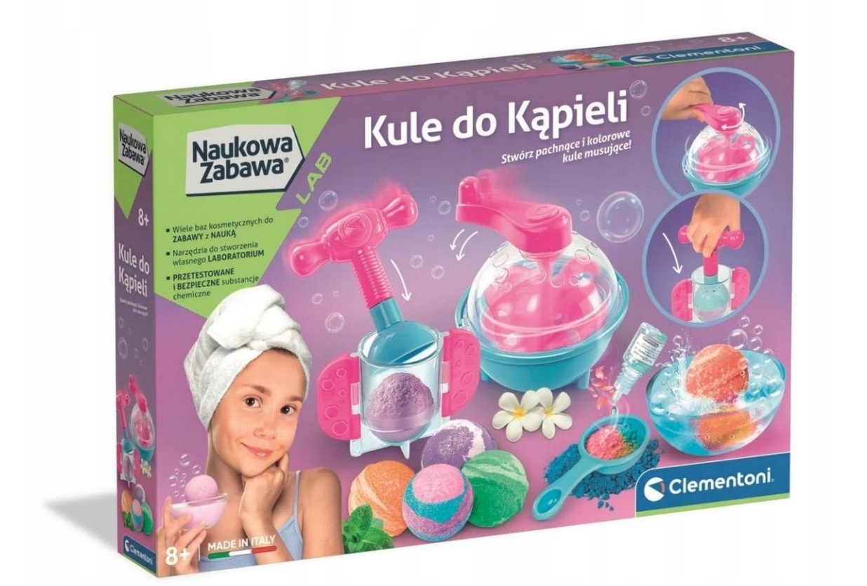 KULE DO KĄPIELI DLA DZIECI ZESTAW KREATYWNY 50397 CLEMENTONI DIY