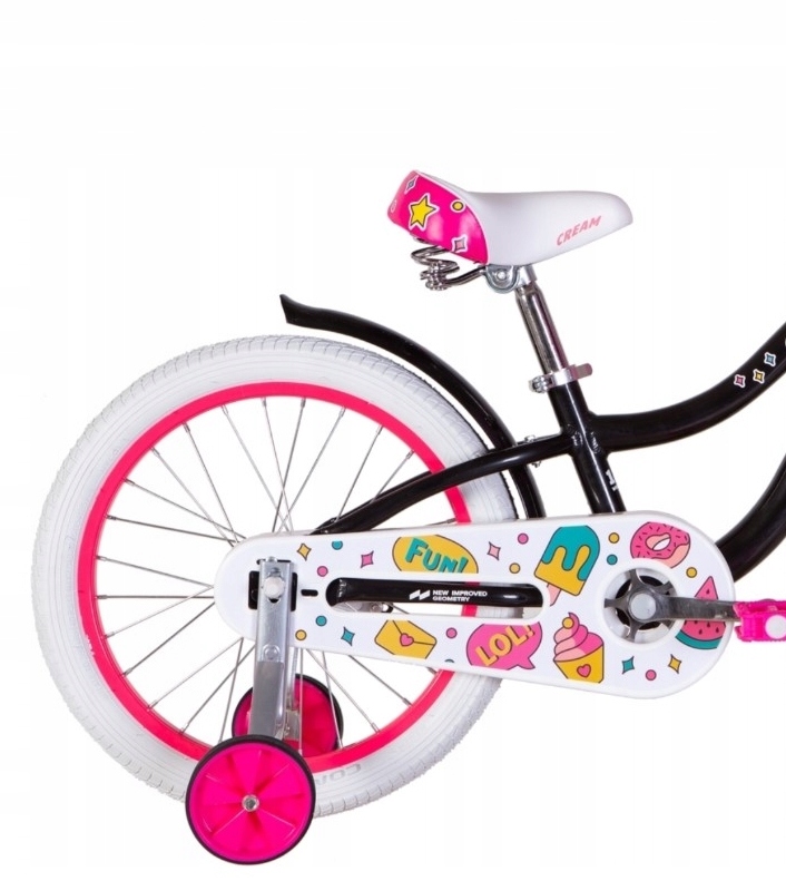 ROWER ROWEREK DZIECIĘCY DLA DZIEWCZYNKI ROWEREK 16 cali CREAM NA PREZENT EAN (GTIN) 4823089738048