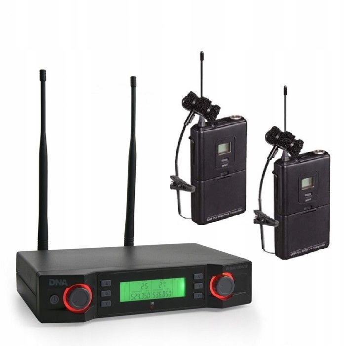 Zestaw mikrofonów bezprzewodowych instrumentalnych saksofon etc DNA VM DUAL