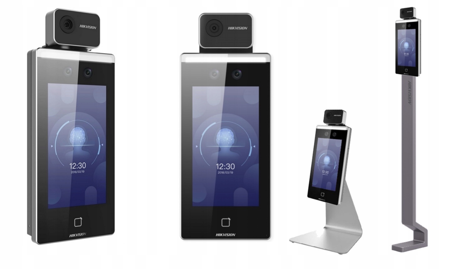 Terminál pro kontrolu teploty Hikvision DS-K1TA70MI-T pro rozpoznávání obličeje