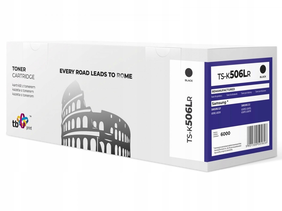 Toner do Samsung CLT506 TS-K506LR Bk ref.