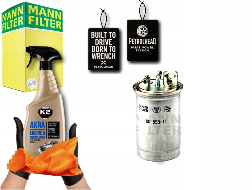 Palivový Filtr Vw 1,9TDI Sharan Mann-filter #Petrolhead Pro+ Kit12