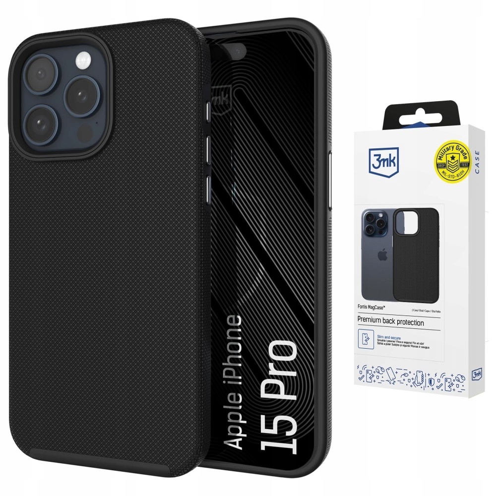 Etui 3MK Fortis MagCase do Apple iPhone 15 Pro