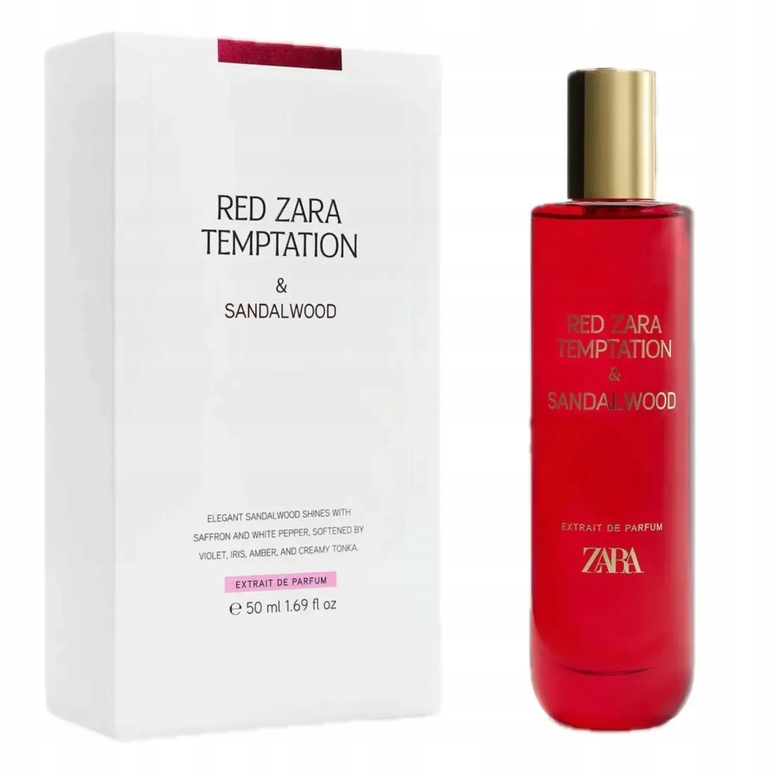 Zara Red Temptation Sandalwood 50 ML Ekstrakt Perfum