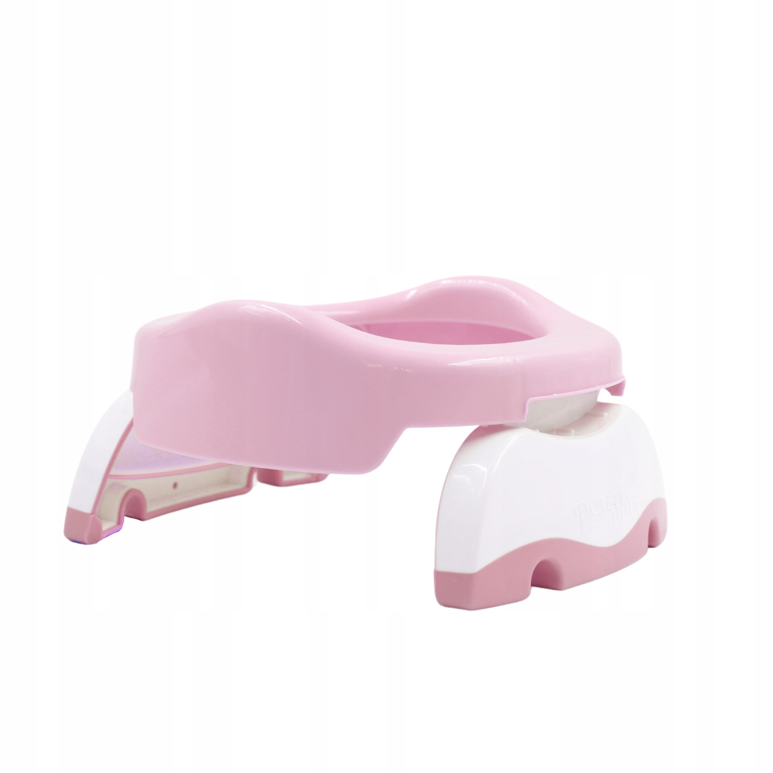 NOCNIK dla dziecka 15msc. + z NAKŁADKĄ na toaletę 2w1 RÓŻOWO-BIAŁA -Potette Marka Potette Plus