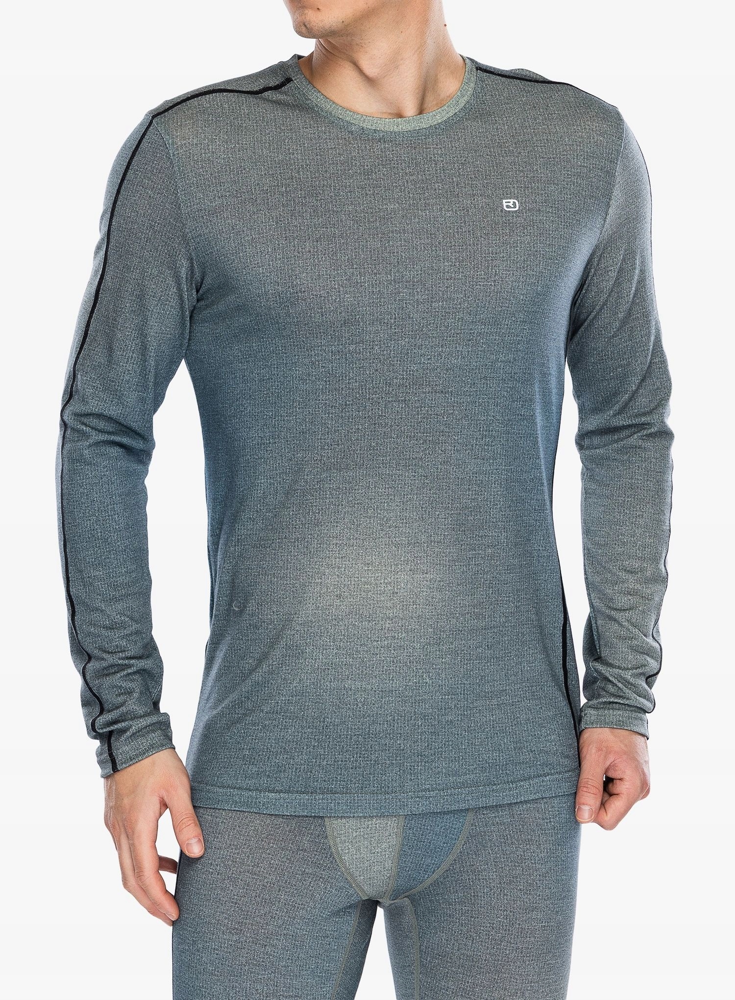 Mikina Ortovox 185 Rock'N'Wool Print Ls aop green sage S