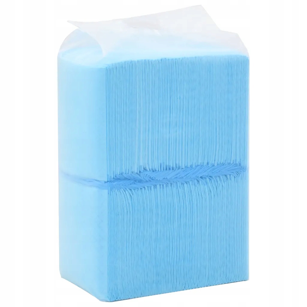 Hygienické podložky pro štěňata 45 x 33 cm modro-bílé, 100 ks