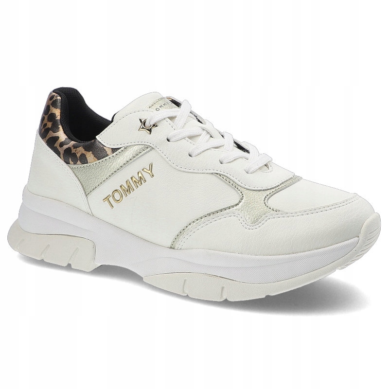 

Białe Sneakersy Tommy Hilfiger Damskie Modne Buty