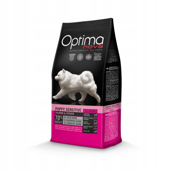 Optimanova Puppy Sensitive Salmon & Potato 2 Kg