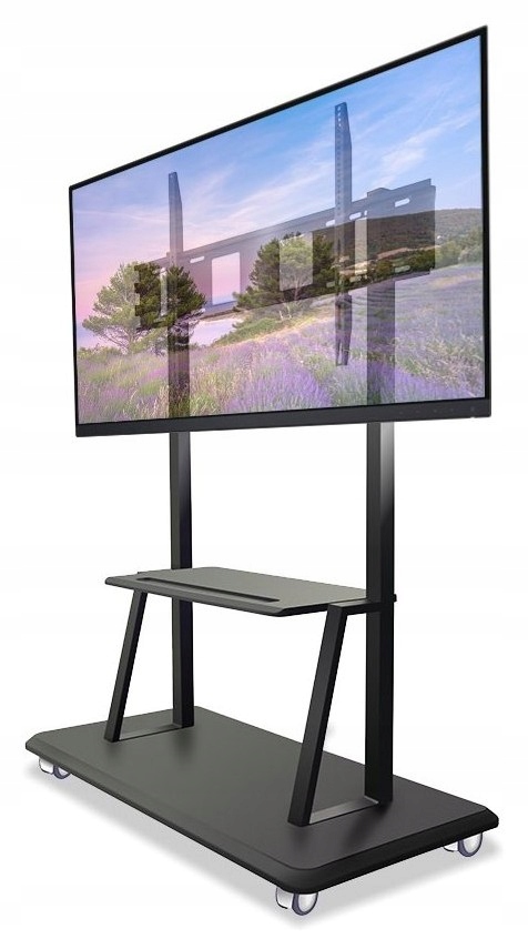 Stojak Mobilny na Telewizor z Półką 55-120" Marka Techly