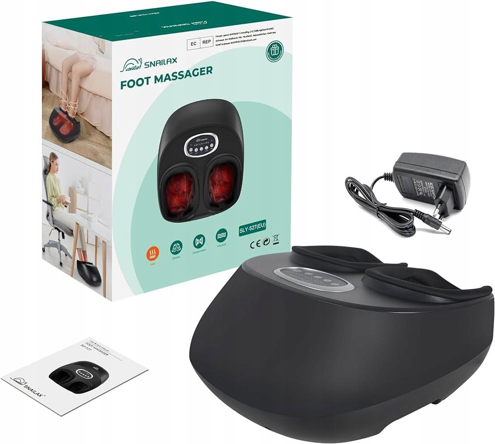 Snailax SLY-527 Shiatsu Masażer do stóp z ciepłem