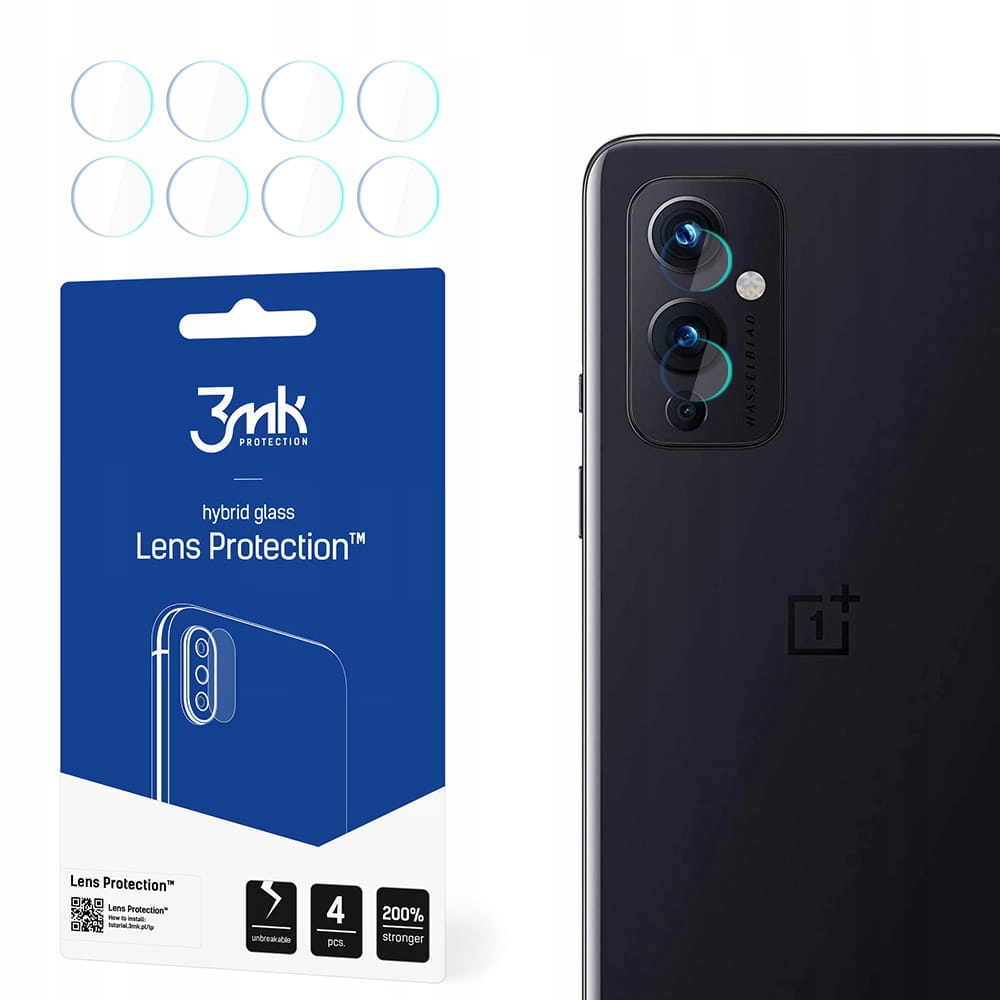 

4x Szkło hybrydowe na aparat do OnePlus 9 3mk Lens