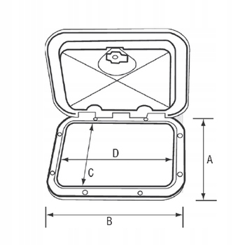Zamknięcie duże białe Kod producenta I27538